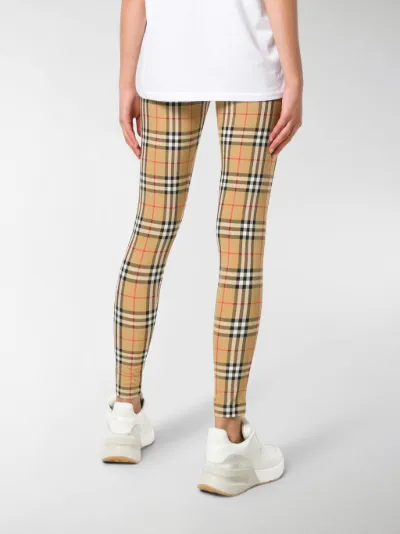 burberry plaid leggings