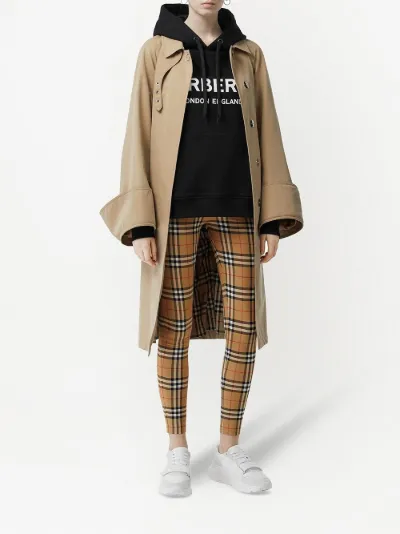 burberry vintage check leggings