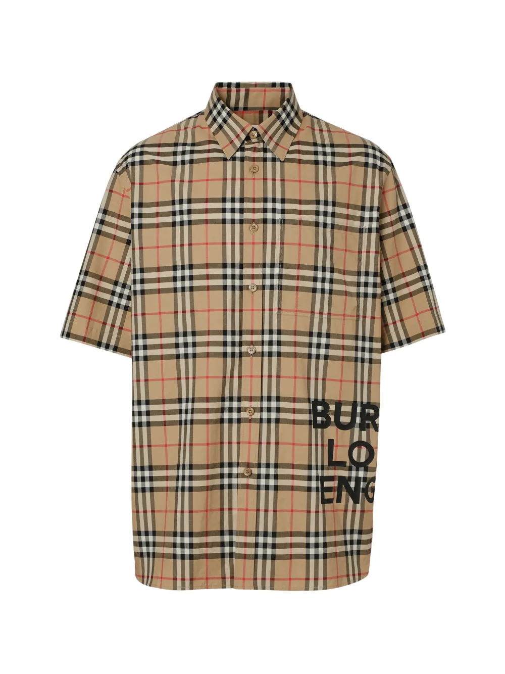 Burberry vintage check oversized shirt Eraldo DE