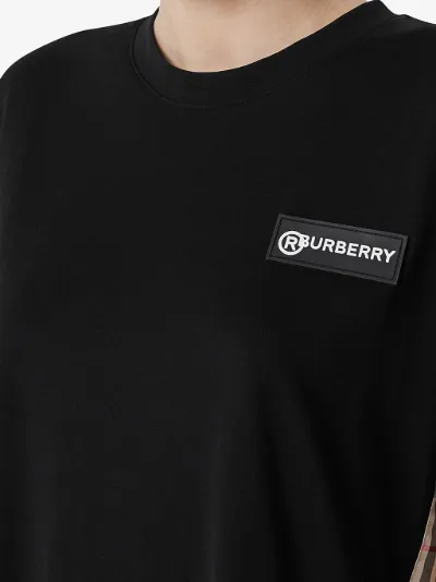 Burberry Vintage Check panel T-shirt 