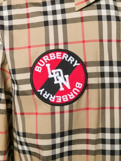 burberry short sleeve shirt vintage