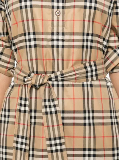 Burberry Vintage Check pattern shirt dress Eraldo GR