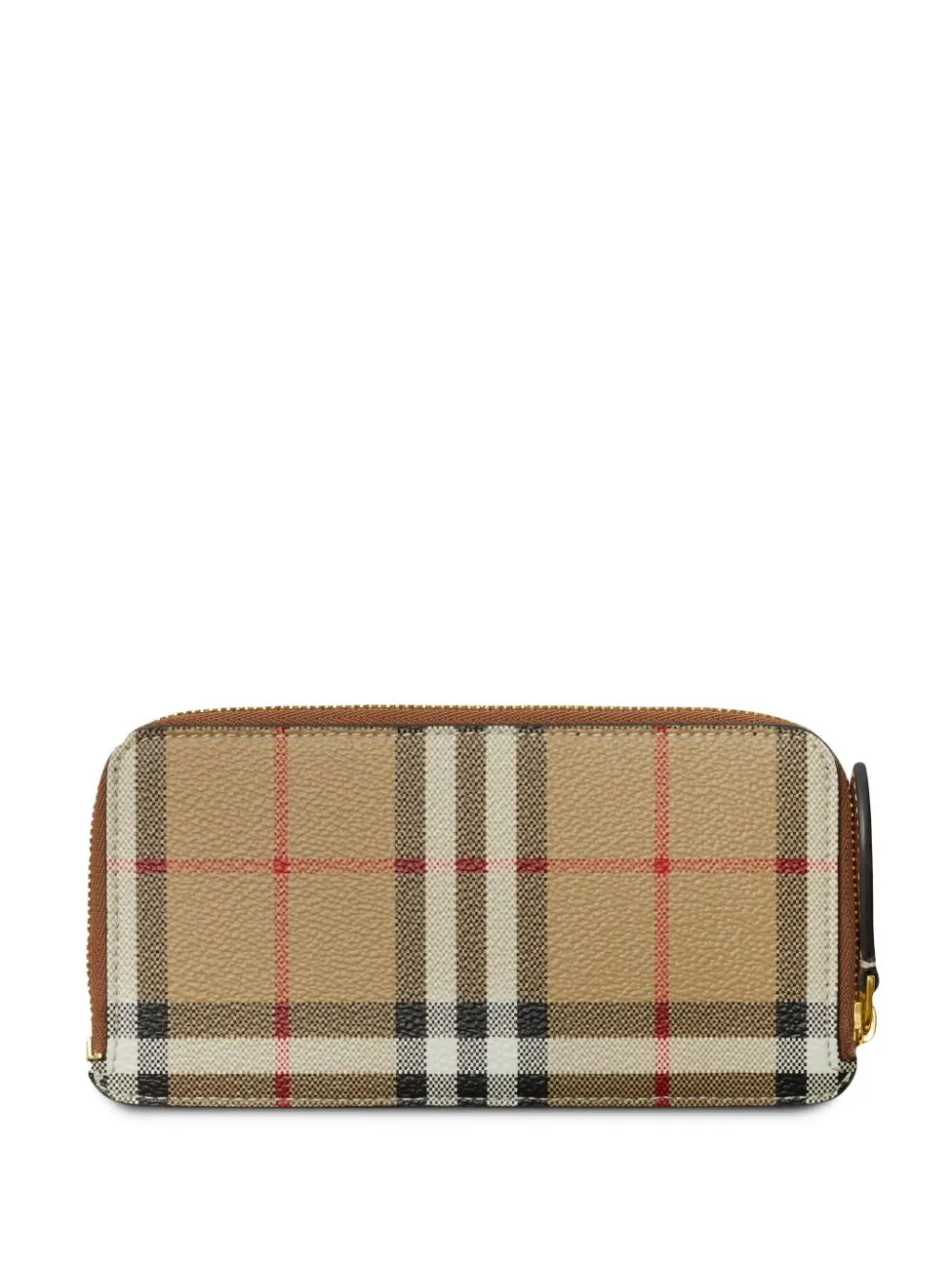 Burberry vintage check zip around wallet shop
