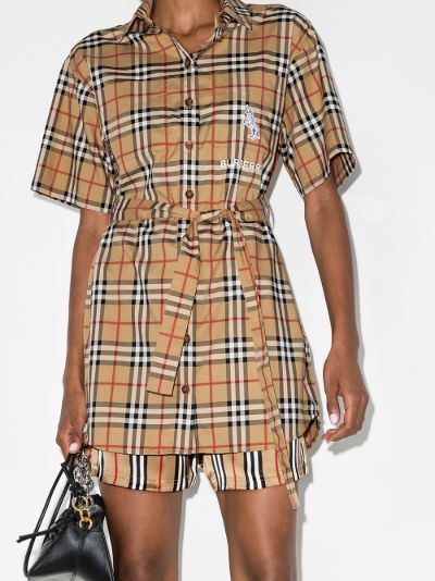 burberry shirt dress