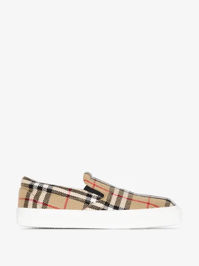 slip on burberry sneakers