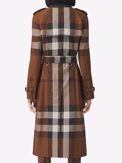 burberry plaid trench