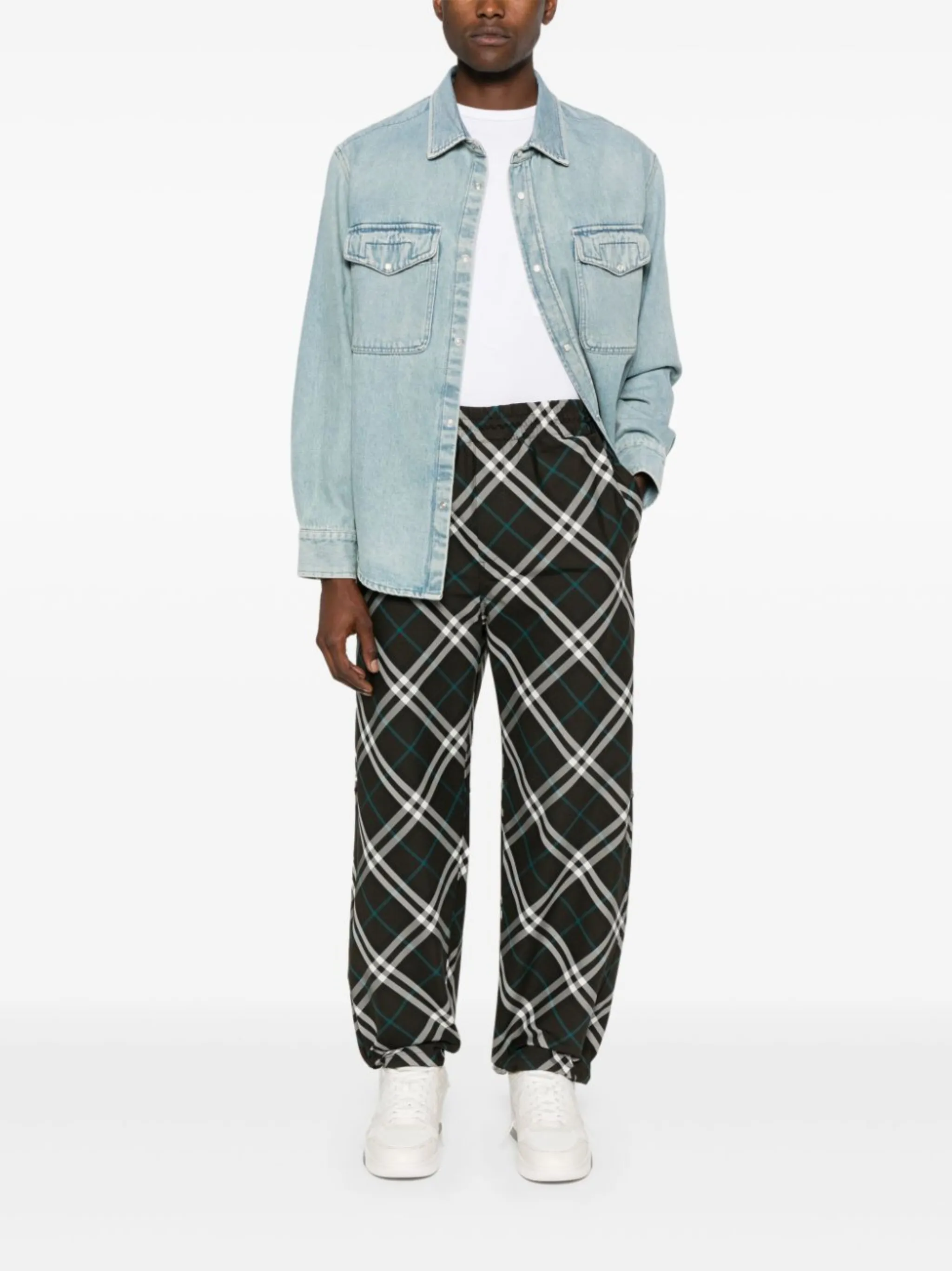 Burberry vintage check trousers online