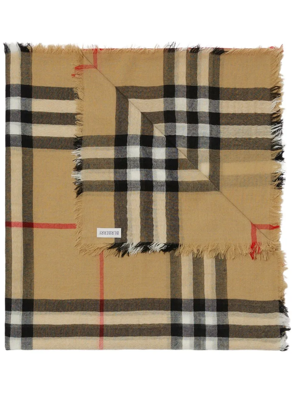 Burberry wool 2024 scarf vintage