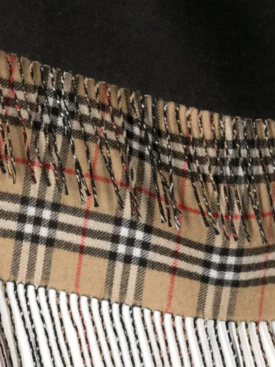 VINTAGE BURBERRY WOOL outlet SCARF