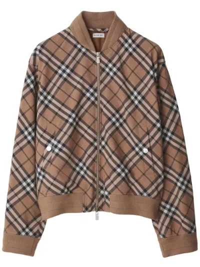 Burberry Vintage Check zip up bomber jacket Eraldo LT