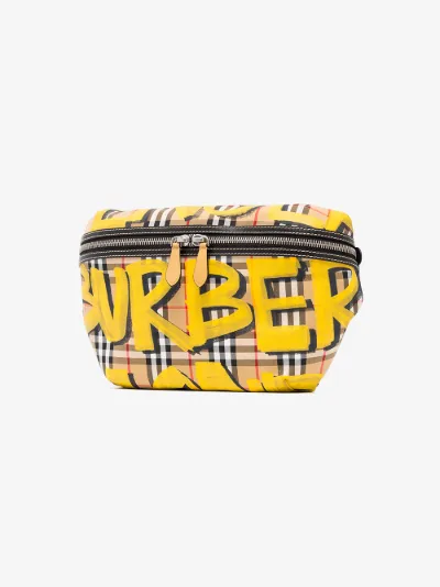 burberry graffiti bum bag