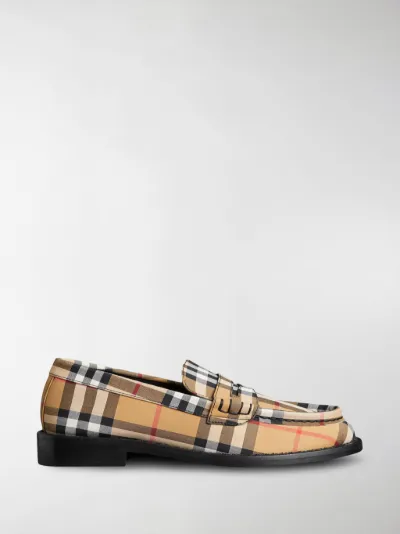 burberry penny loafers