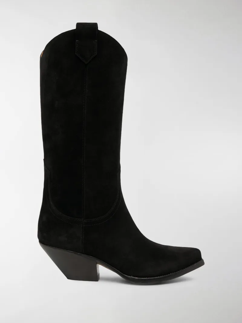 cowboy boots suede