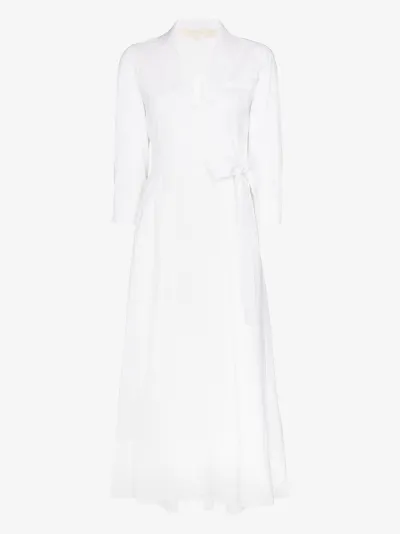 wrap around shirt dress