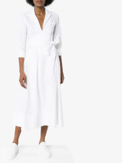 wrap around shirt dress