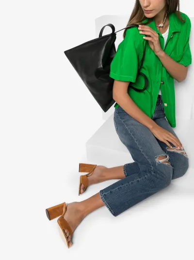 by far leather mules