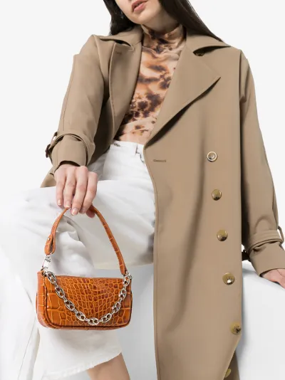 by far rachel leather shoulder bag