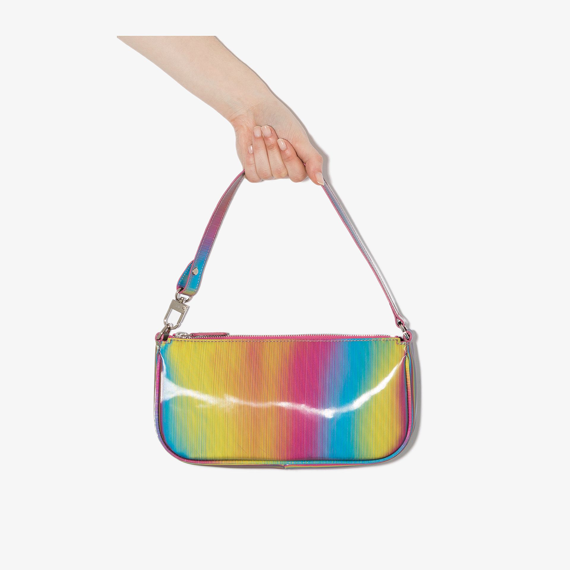 multi coloured leather shoulder bag