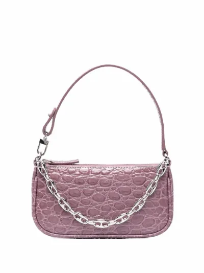 croc effect bag