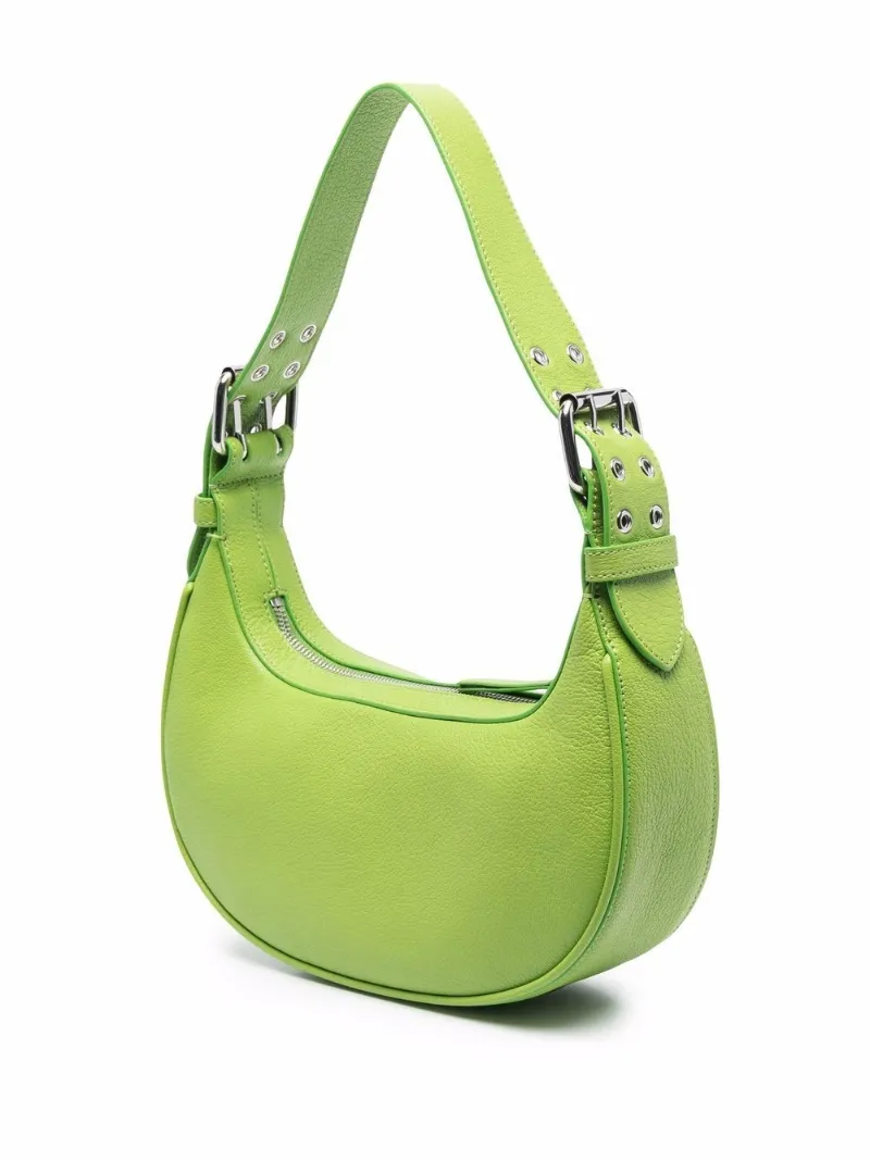 green shoulder bag