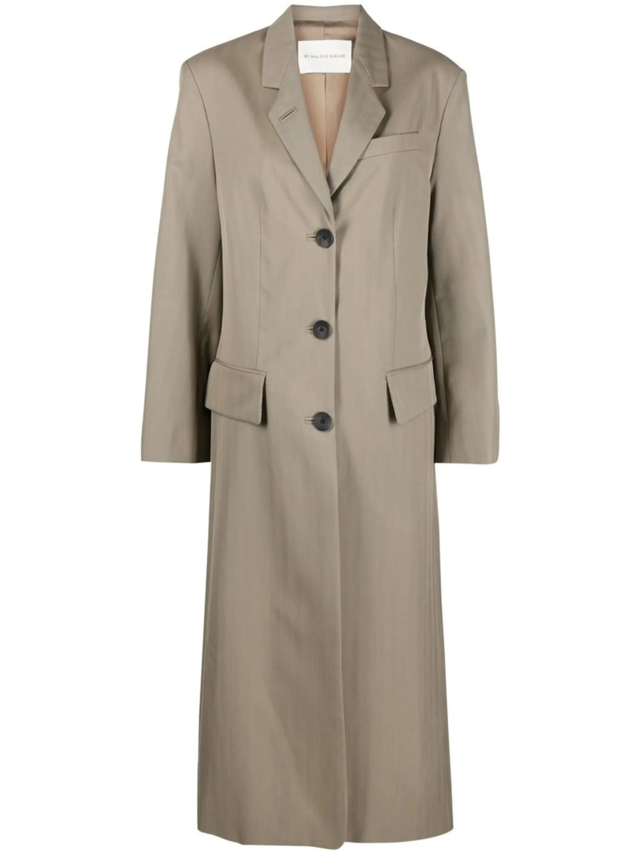 By Malene Birger Kaias single-breasted long coat | Eraldo.com SB