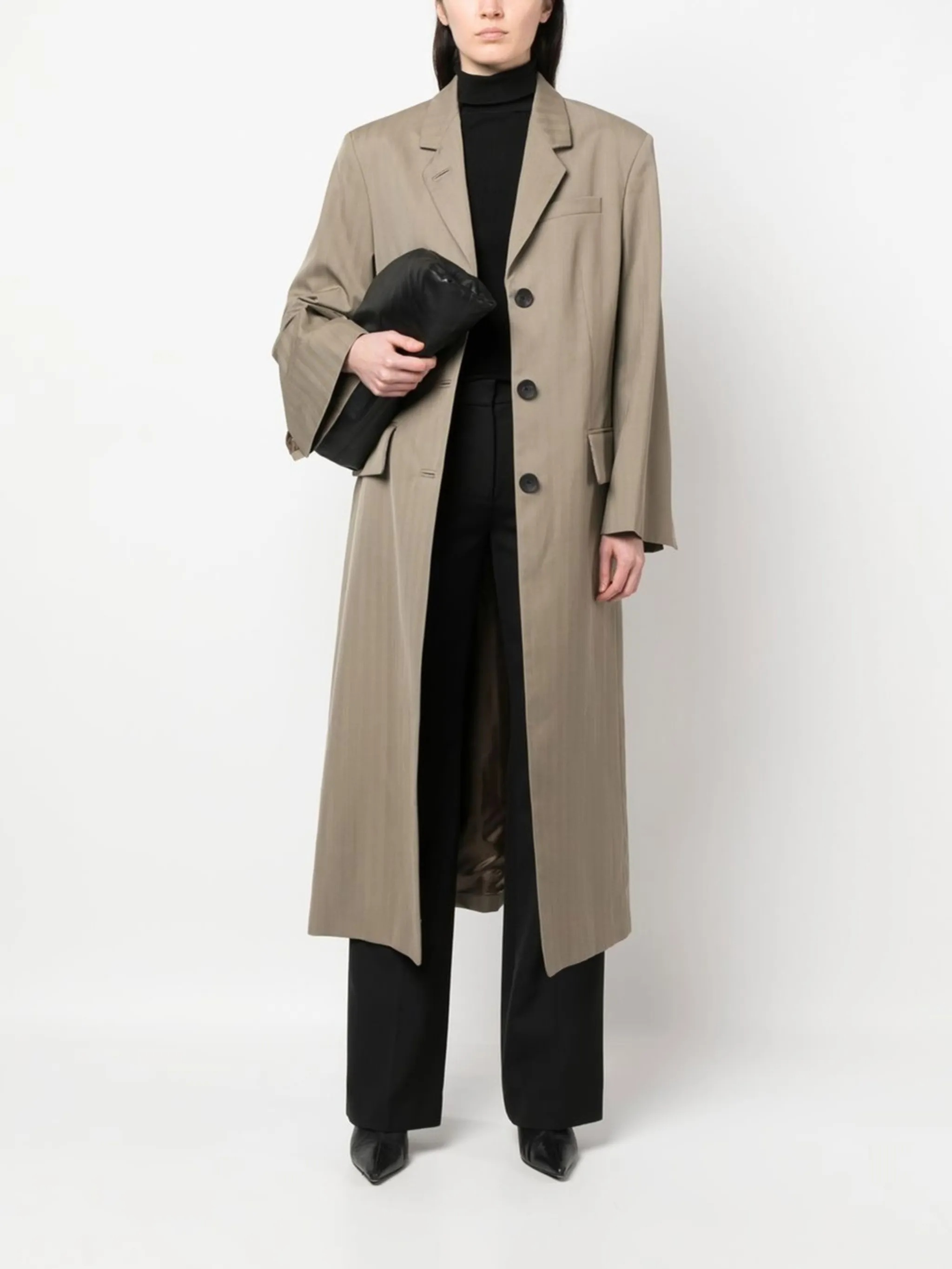 By Malene Birger Kaias single-breasted long coat | Eraldo.com SB