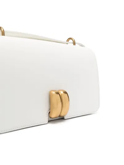 Noval leather shoulder bag