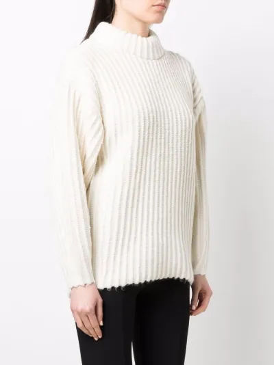 ribbed wool jumper