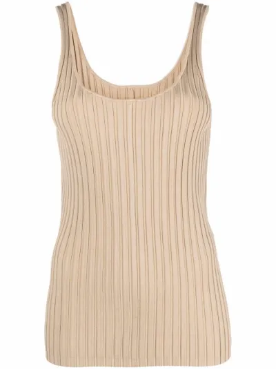 ribbed knit singlet tank