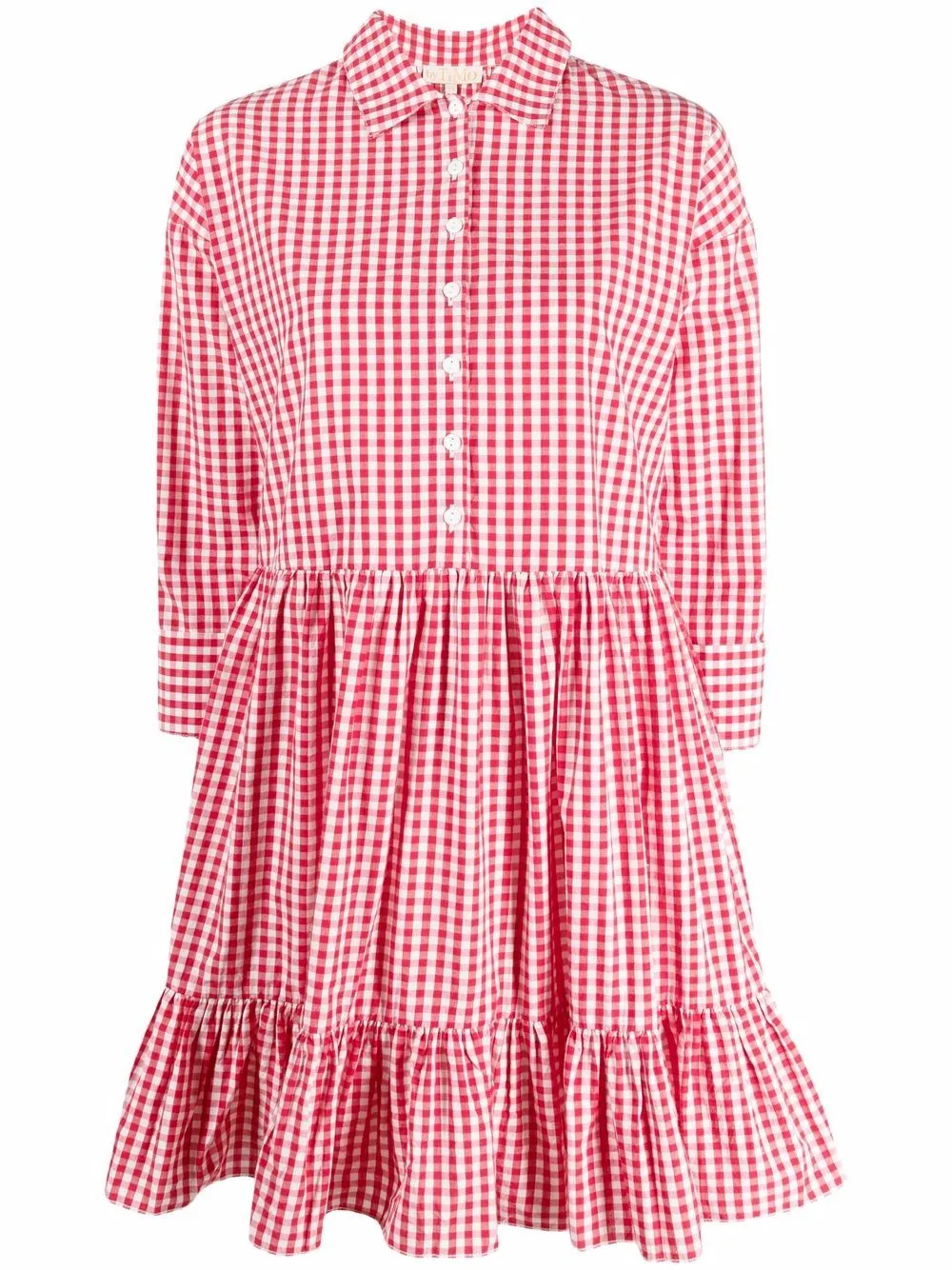 check print dress