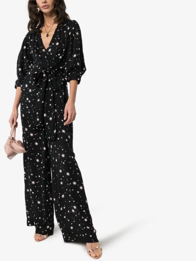 star print jumpsuit