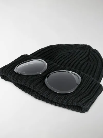 cp company beanie goggles