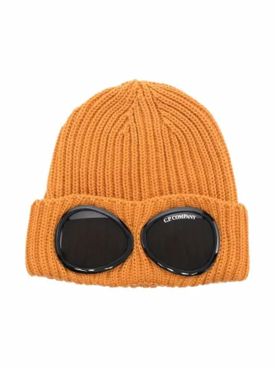 C.P. Company Kids Berretto con occhiali arancione | MODES