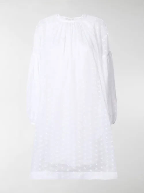 Calvin Klein 205W39nyc - Abito in pizzo Sangallo