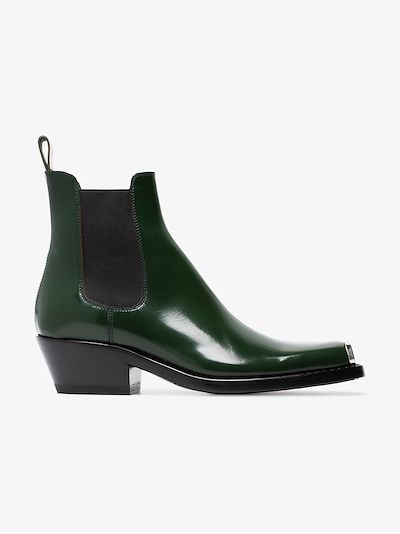 calvin klein green shoes