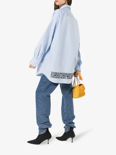 long sleeve oversized shirt展示图