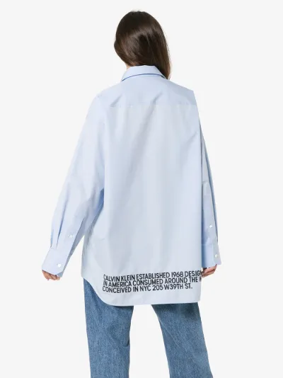 long sleeve oversized shirt展示图