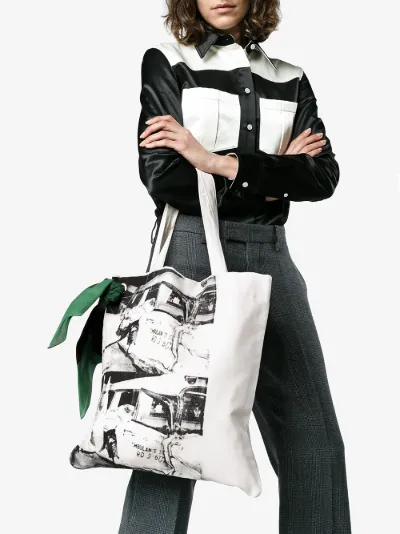 Museum print cotton canvas tote bag展示图