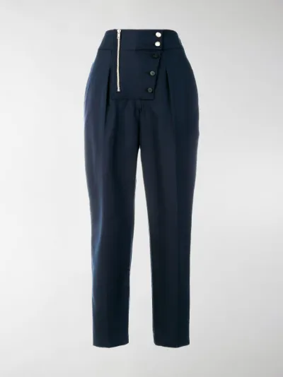 Calvin Klein 205W39nyc - Pantaloni crop a vita alta