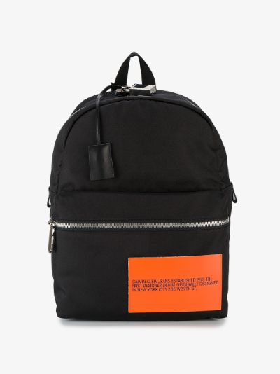 calvin klein backpack orange