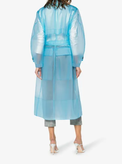 calvin klein plastic coat