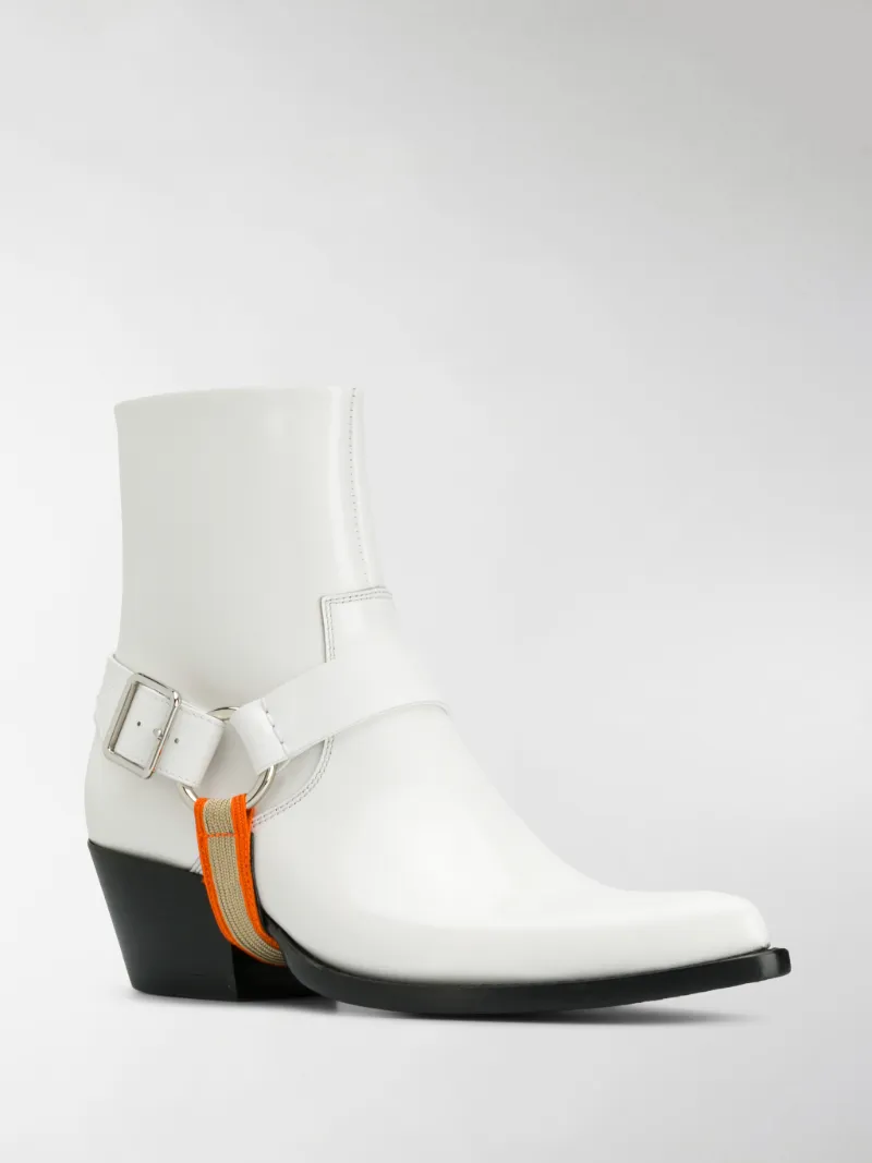 calvin klein orange boots