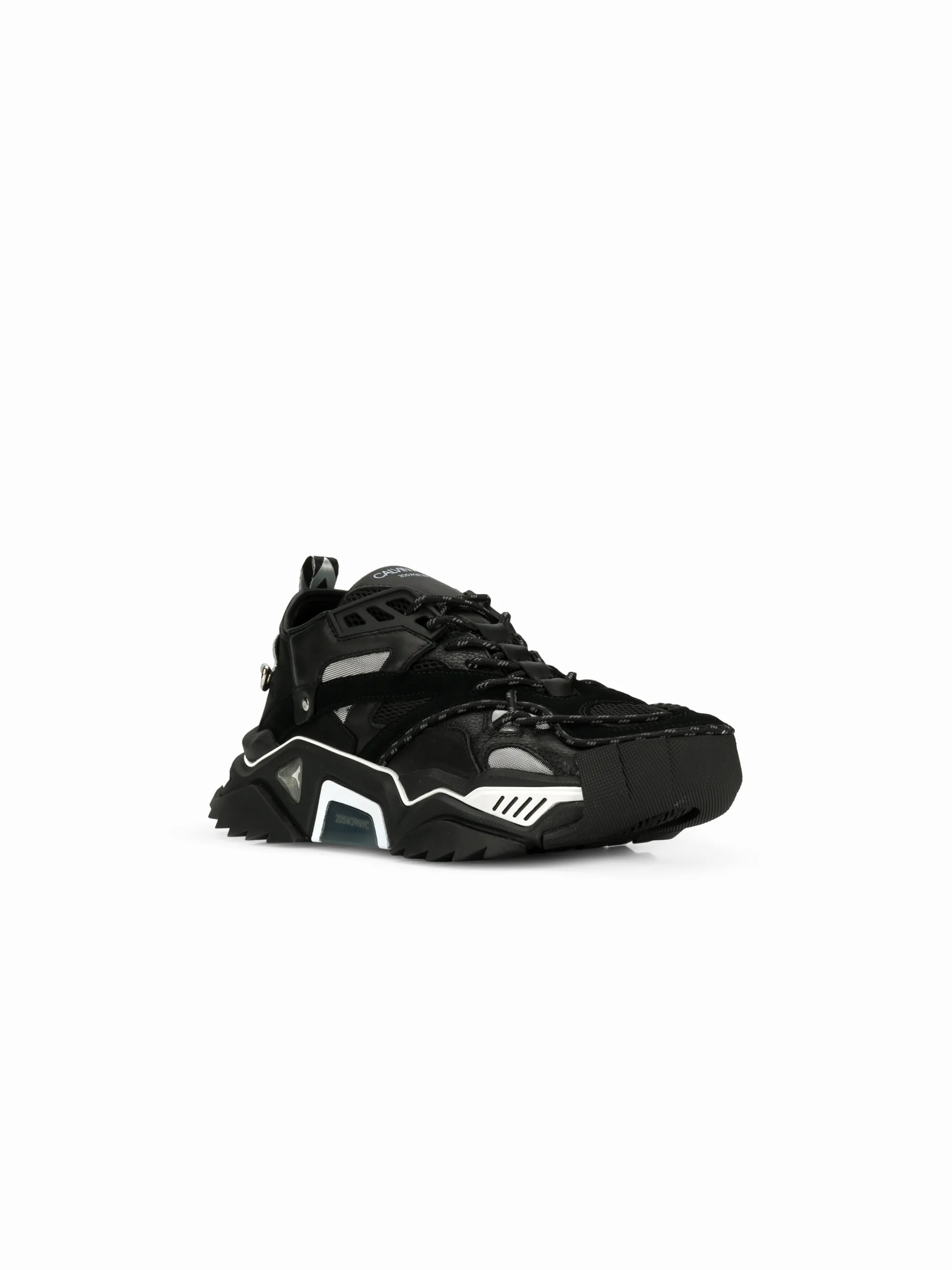 Calvin Klein black Strike 205 leather and suede trim sneakers Eraldo FR