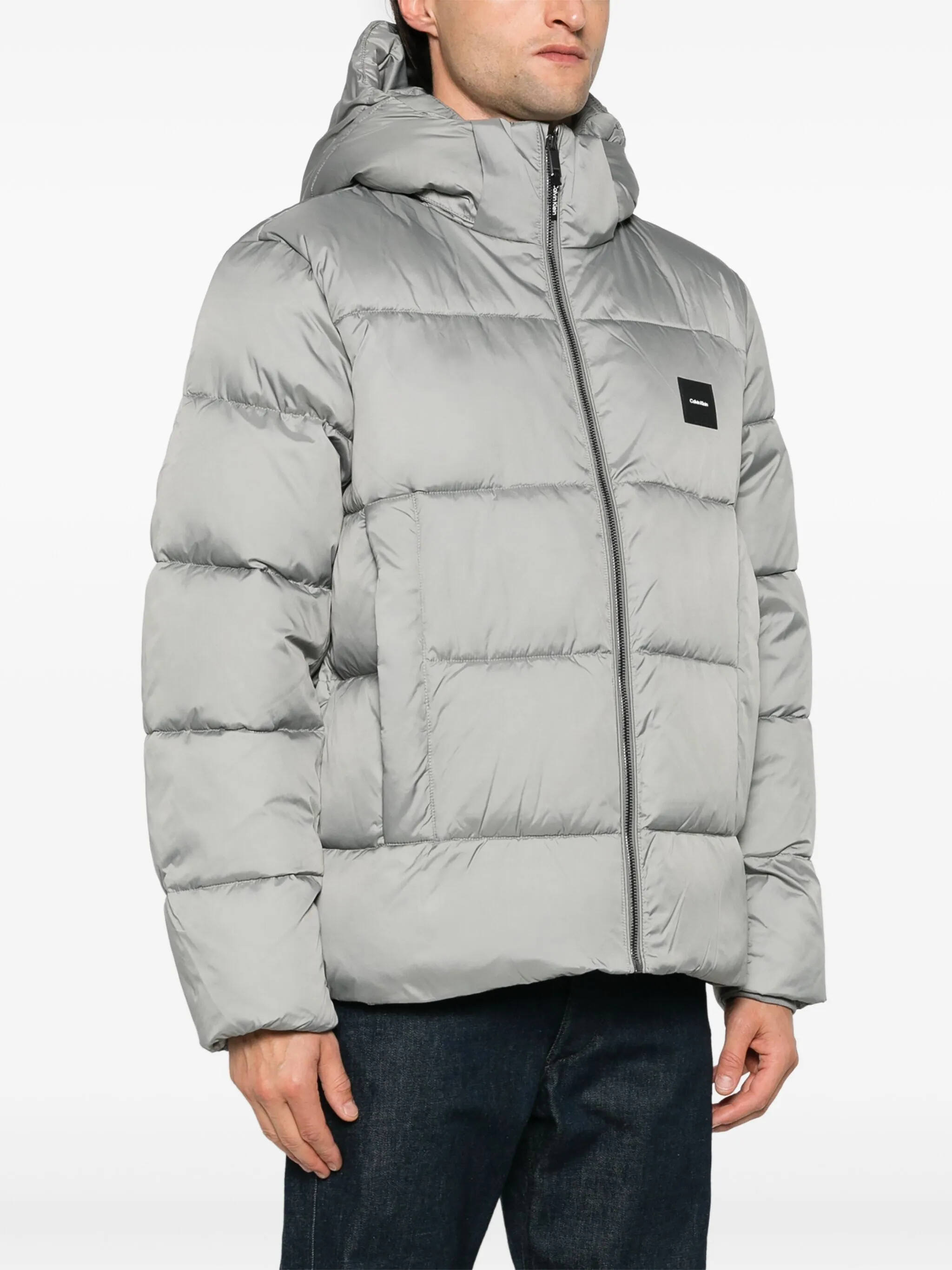 Calvin Klein hooded quilted puffer jacket Eraldo YE