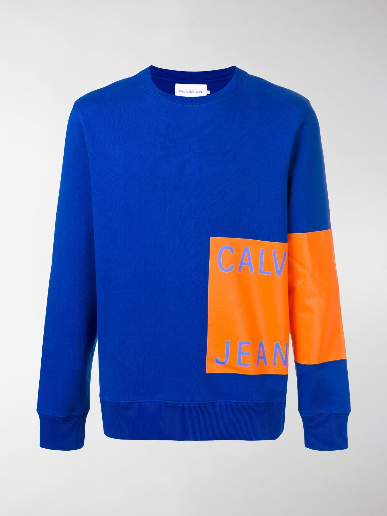 blue calvin klein sweatshirt