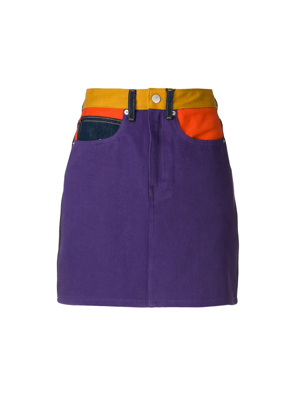 Calvin Klein Jeans colour block mini skirt Eraldo US