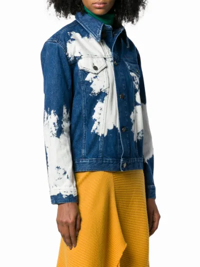 calvin klein yellow denim jacket