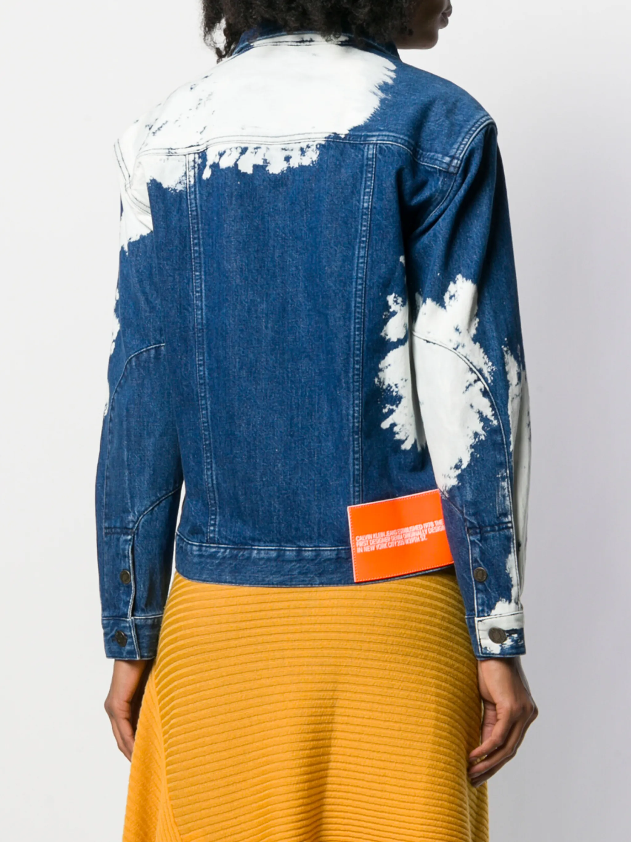 Calvin Klein Jeans Est. 1978 bleached denim jacket | Eraldo