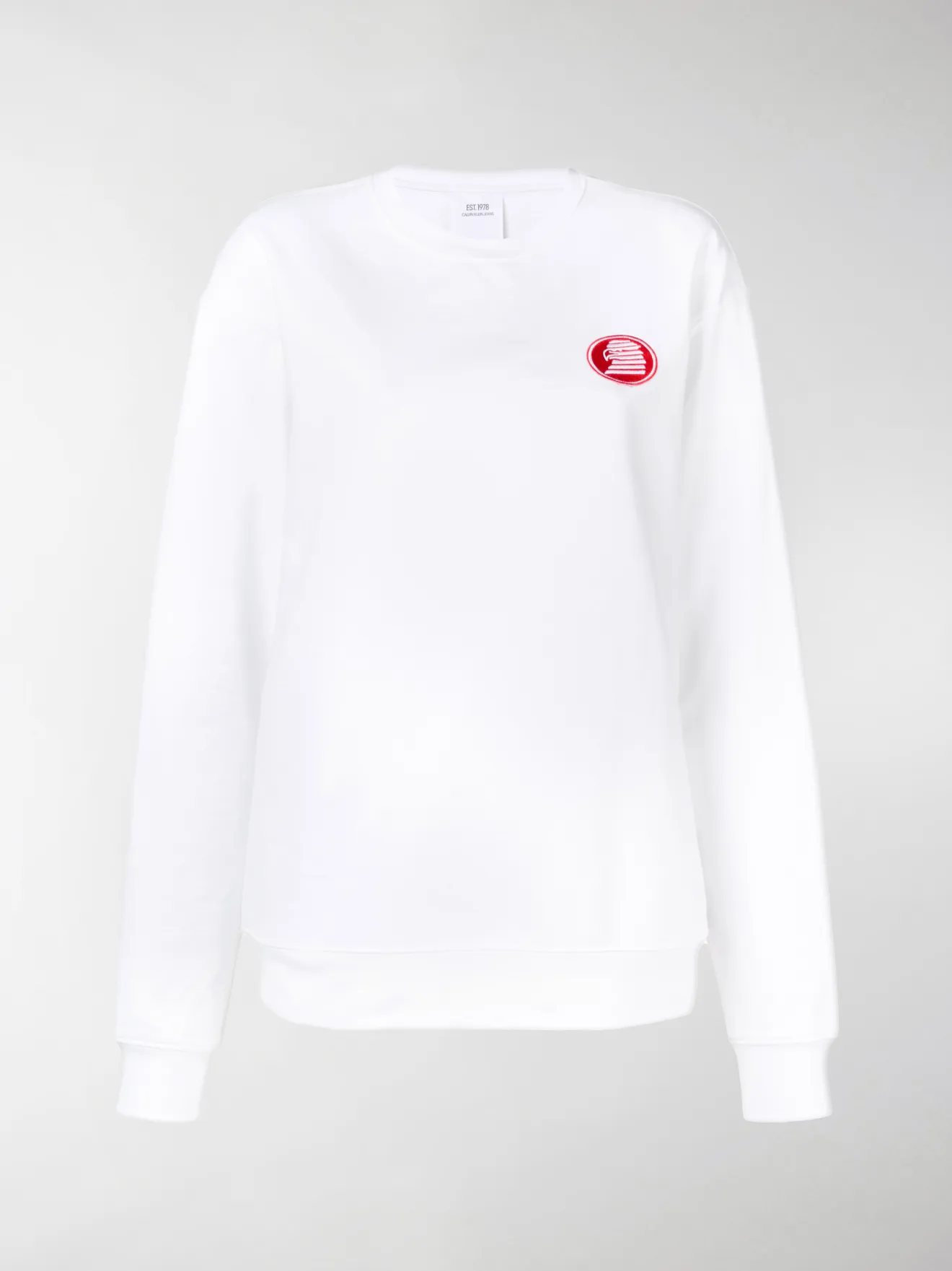 calvin klein embroidered sweatshirt