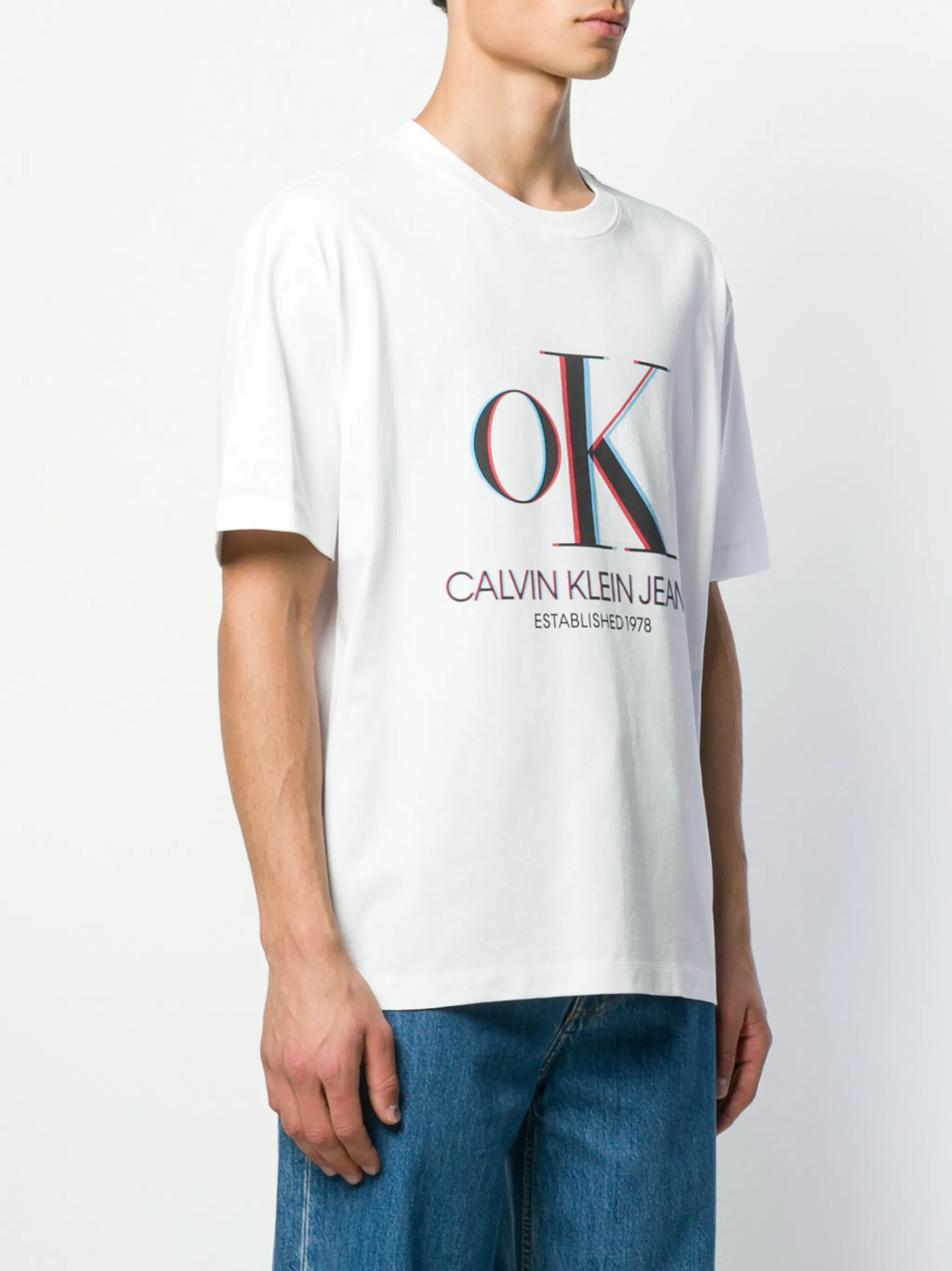 Calvin Klein Jeans Est. 1978 ok logo t shirt Eraldo DE